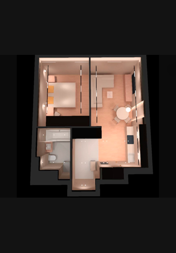 Освещение в квартире г. Москва ЖК "Сердце Столицы"