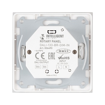 INTELLIGENT ARLIGHT Роторная панель DALI-133-BR-DIM-IN (BUS, 230V) (IARL, -) Arlight в Москве